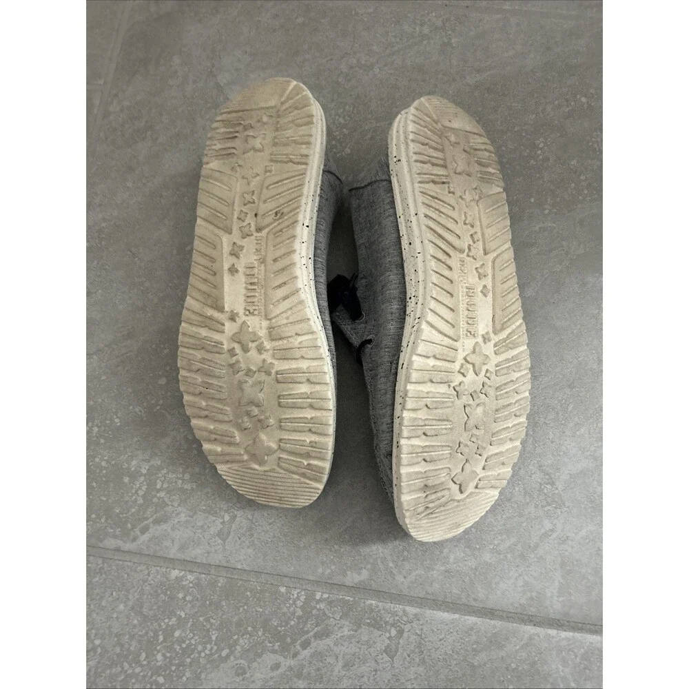 Hey Dude Wendy  Chambray White/Blue Size 9 Used No Box